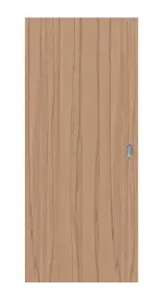 Frontansicht von LEBO Schiebetür Kernbuche Matt Echtholzfurniert