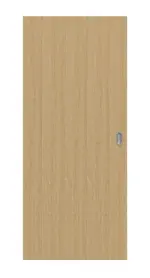 Frontansicht von LEBO Schiebetür Limba Matt Echtholzfurniert