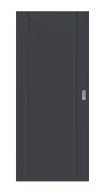 Frontansicht von Signum 16 Basic Lack Anthrazit RAL 7016 Schiebetür - Huga