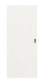 Frontansicht von Signum 16 Basic Lack Verkehrsweiß RAL 9016 Schiebetür - Huga