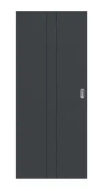 Frontansicht von Signum 23 Basic Lack Anthrazit RAL 7016 Schiebetür - Huga