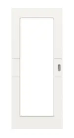 Frontansicht von Signum 29 LA 8 Basic Lack Verkehrsweiß RAL 9016 Schiebetür - Huga