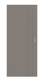 Frontansicht von Signum 44 Basic Lack Taupe RAL 7048 Schiebetür - Huga