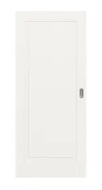 Frontansicht von Montana 1 ClassicLine Weißlack Schiebetür - Hörmann