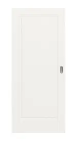 Frontansicht von Lacuna 1 Classic Weißlack Schiebetür - Huga