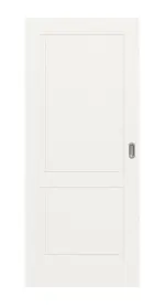 Frontansicht von Montana 2 ClassicLine Weißlack Schiebetür - Hörmann