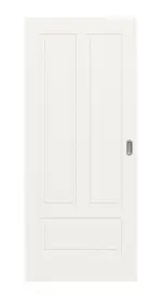 Frontansicht von Lacuna 5 Classic Weißlack Schiebetür - Huga