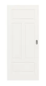 Frontansicht von Montana 6 ClassicLine Weißlack Schiebetür - Hörmann