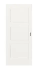 Frontansicht von Montana 7 ClassicLine Weißlack Schiebetür - Hörmann