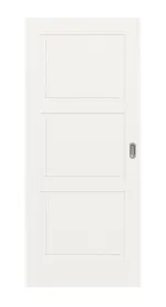 Frontansicht von Lacuna 7 Classic Weißlack Schiebetür - Huga