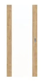 Frontansicht von Sueno 1 Basic Durat Asteiche Schiebetür - Huga