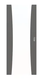 Frontansicht von Huga Schiebetür Sueno 2 Hygge grau RAL 7037 Durat Concept