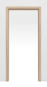 Frontansicht von WESTAG Schiebetürsystem in der Wand laufend Eiche Eleganzia Ei 342 PortaLit CPL