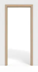 Frontansicht von GARANT Schiebetürsystem in der Wand laufend Authentic Achat CePaL