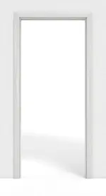 Frontansicht von GARANT Schiebetürsystem in der Wand laufend Authentic Grigio CePaL