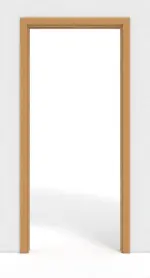 Frontansicht von GARANT Schiebetürsystem in der Wand laufend Eiche Premium CePaL