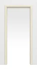 Frontansicht von Schiebetürsystem in der Wand laufend Lärche lasiert Durat - Huga