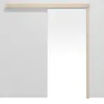 Frontansicht von CLASSEN Schiebetürsystem Akazie hell CPL ohne Zarge PL-Norm