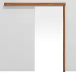 Frontansicht von CLASSEN Schiebetürsystem Akazie ST Primo ohne Zarge