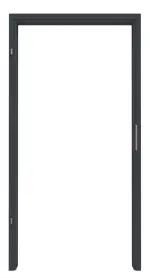 Frontansicht in RAL 7016 von 2-schalige Stahl-Umfassungszarge für Mauerwerk - Hörmann