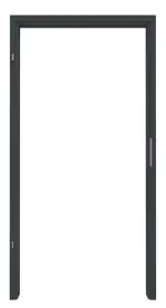 Frontansicht in RAL 7016 von 2-schalige Stahl-Umfassungszarge für Ständerwerk - Hörmann