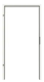 Frontansicht in RAL 9016 von Frontansicht in RAL 7035 von 2-schalige Stahl-Umfassungszarge für alle Wandtypen - Hörmann