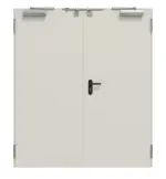 Frontansicht von TECKENTRUP Innentür-Set 2-flg. Stahl mit Feuerschutzfunktion T90-2 FSA-62 inkl. Eck- und Ergänzungszarge