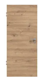 Frontansicht von WESTAG Energiespartür Artis Eiche Cross EiC 793 Portalit CPL