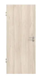 Frontansicht von WESTAG Energiespartür Nussbaum Embla NU 324 Portalit CPL