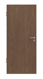 Frontansicht von WESTAG Energiespartür Nussbaum Trentino NU 717 Portalit CPL