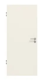 Frontansicht von Wärmeschutztür Weißlack 9010 - Jeld-Wen