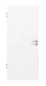 Frontansicht von JELD-WEN Wärmeschutztür Typ42 Samtesche Weiß DuriTop CPL