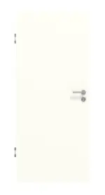 Frontansicht von GARANT Wärmeschutztür U11026SD Kristallweiß GHK08