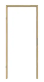 Frontansicht von Blockrahmen Riviera Eiche Dekor - Interio