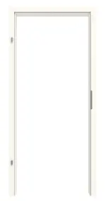 Frontansicht von GARANT Zarge für Feuchtraumtüren 0105-60 Pearl White Resopal mit eckiger Kante