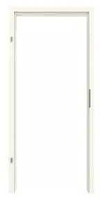 Frontansicht von GARANT Zarge für Nassraumtüren 9417-60 Snow White Resopal mit eckiger Kante