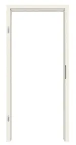 Frontansicht von GARANT Zarge Weißlack 9010 mit eckiger Kante