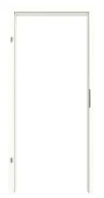 Frontansicht von GARANT Zarge für Brandschutztüren T30 U11026SD Kristallweiß GHK08 mit eckiger Kante