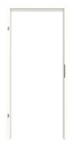 Frontansicht von GARANT Zarge für Feuchtraumtüren U11026SD Kristallweiß GHK08 mit eckiger Kante