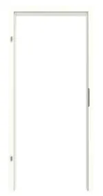 Frontansicht von GARANT Zarge für Rauchschutztüren W1000ST3 Premium Weiß GHK08 mit eckiger Kante