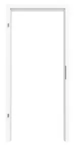 Frontansicht von Esche Weiß ES 242 PortaLit Zarge (Rundkante) für Brandschutztür - Westag