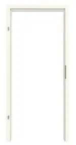 Frontansicht von GARANT Zarge für Wärmeschutztüren 9417-60 Snow White CePaL mit kleiner Rundkante