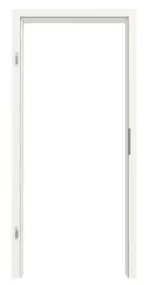 Frontansicht von GARANT Zarge Weißlack 9016 CPL mit kleiner Rundkante