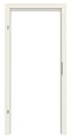 Frontansicht der Zarge von GARANT Schallschutztür-Set Weißlack RAL 9010 mit Zarge