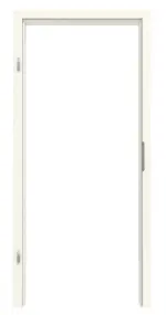 Frontansicht von GARANT Zarge 9417-60 Snow White CPL mit kleiner Rundkante