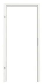 Frontansicht von GARANT Zarge für Rauchschutztüren Authentic Bianco CePaL mit runder Kante