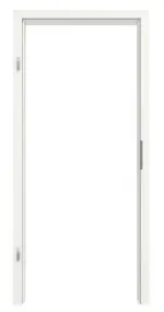 Frontansicht von GARANT Zarge Authentic Bianco CPL mit runder Kante