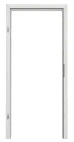 Frontansicht von GARANT Zarge Authentic Grigio CPL mit runder Kante