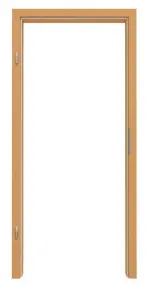 Frontansicht von GARANT Zarge Buche Exklusiv CPL mit runder Kante