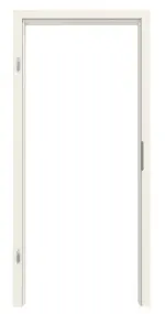 Frontansicht von GARANT Zarge Weißlack 9010 mit profilierter Kante